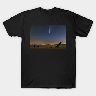 Comet NEOWISE over Rhossili Bay T-Shirt